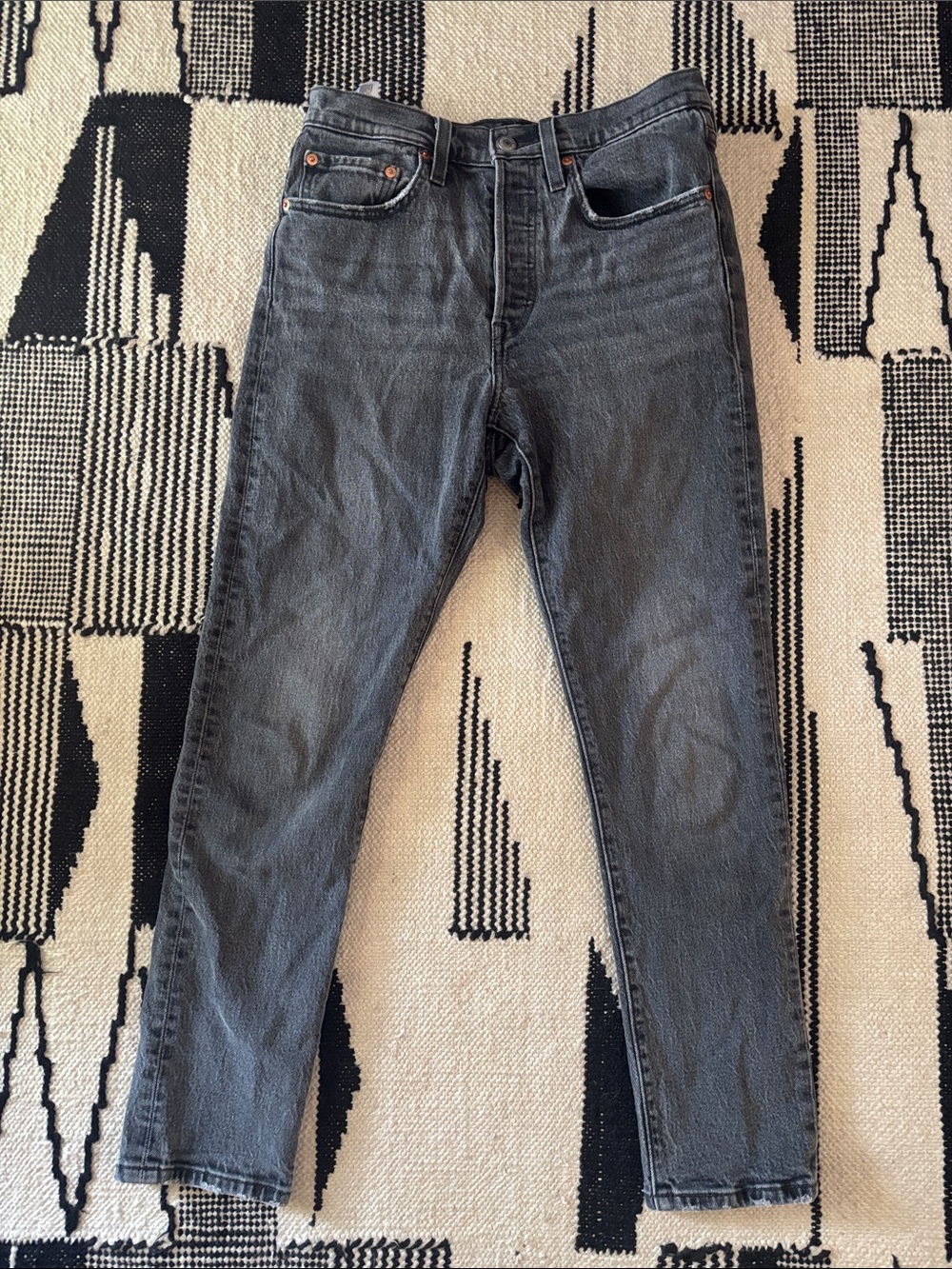 Levi’s 501 S black faded jeans size 26x28